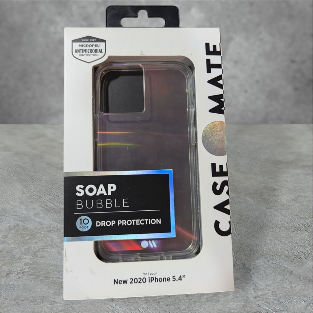 T3 Case-Mate Soap Case Apple iPhone 2020 5.4 (12 Mini) Clear See Description
